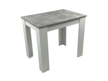 Обідній стіл, кухонний стіл, бетон, світло-білий