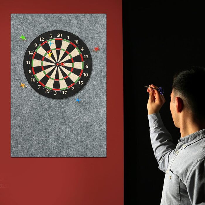 Захист стіни для мішень для дартсу Самоклеюча рамка для мішень для дартсу, ДВП для захисту стіни, рамка для мішень для дартсу, задня панель зони для дартсу Коркові панелі для прямокутних мішень для дартсу
