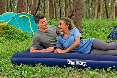 Надувне ліжко Bestway Blue Horizon XT із зовнішнім електричним насосом Double XL/Lo 191 x 137 x 22 см Одномісне