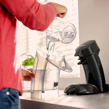 Оригінальна кавоварка Philips Appliances Senseo з піноутворювачем молока - технологія Coffee Boost і Crema Plus, 0,7 літра, чорна, (HD6553/65)