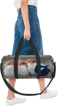 Велика дорожня сумка Квітка Мигдалю Легка та міцна Ідеальний подарунок для походів, відпусток, ділових поїздок та іншого, Vier Vgel, Універсальний розмір