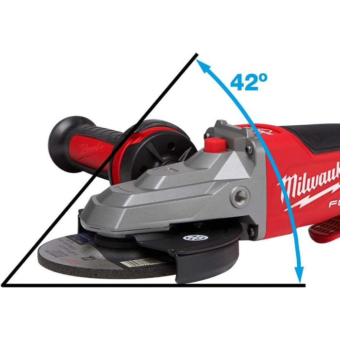 Шліфувальна машина Milwaukee M18FSAGF125XPDB-0X 125 мм з плоскою головкою, чорна
