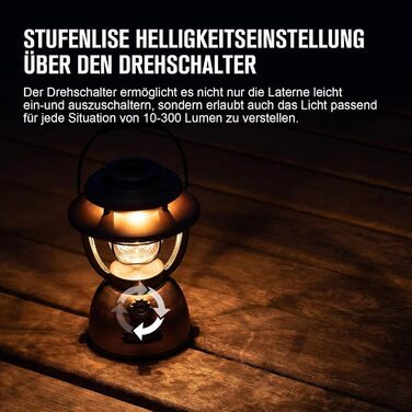 Лампа для кемпінгу OLIGHT Olantern Classic 2 Pro 300 LM, світлодіодний ліхтар у стилі ретро, безперервне затемнення, акумуляторна батарея USB, для кемпінгу, саду, відключень електроенергії, декорації на Хелловін, походів