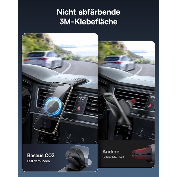 Тримач для мобільного телефону Автомобільний магніт для приладової панелі 2024 Сильне оновлення Універсальне кріплення для автомоб