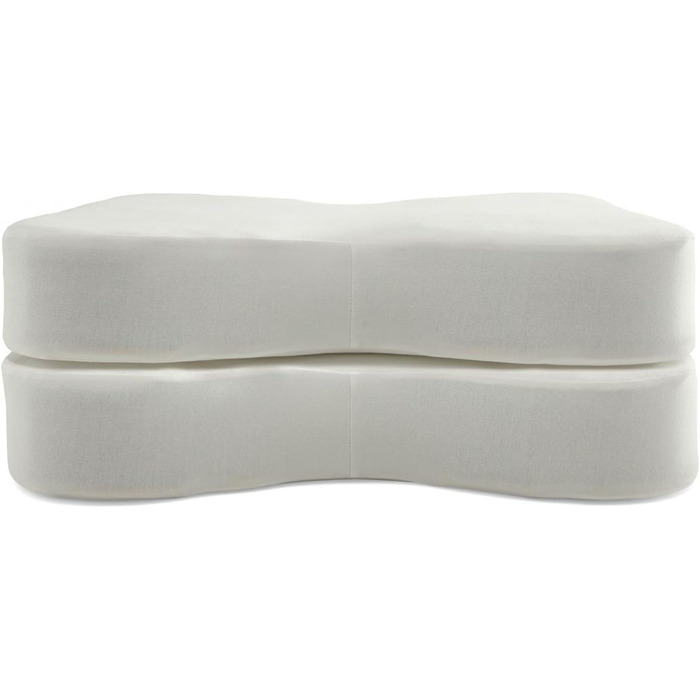 Лінія M Спортивна подушка 2 шт. Наволочка - Високоякісна бавовняна еластична наволочка - Екрю - 50 x 36 см Стандартний бежевий