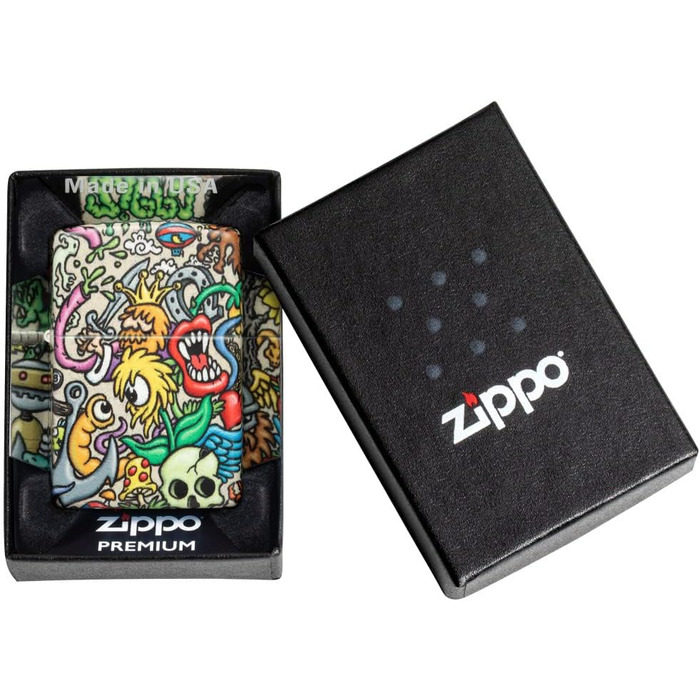 Кишенькова запальничка Zippo Crazy Collage 540 кольорів Crazy Collage у 540 кольорах