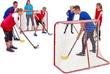 Набір хокейних ключок Betzold Uni-Hockey Set Pro - 12 хокейних ключок, м&39ячі на 3 отвори, флорбольні, просунуті, без кольору