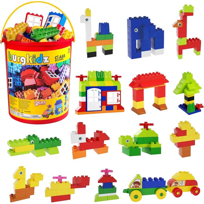 Конструктор burgkidz Великі блоки, 214 деталей