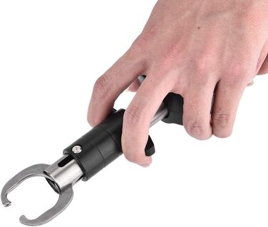 Тримач для риби Haofy, цифровий тримач для риби 3 в 1, 25 кг/55 фунтів, захоплювач для риби з рулеткою 1 м