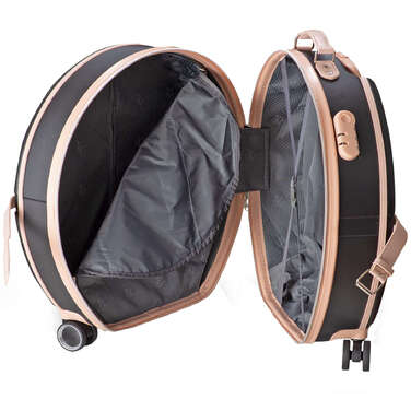 Валіза Semi Line 20' (S) Black/Pink Cream (T5671-2)