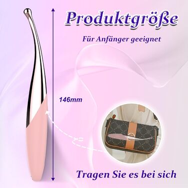 Високочастотний вібратор для точки G, вібратор для клітора, 10 режимів вібрації, 3 змінні вібраційні головки, високочастотний силіконовий вібратор, вібрація для жінок, стимулятор клітора, анальний вібратор