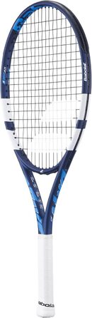 Тенісна ракетка Babolat Drive Junior, синьо-червона, графітова та алюмінієва рама, легка 230 г, ідеально підходить для юних гравців віком 9-11 років