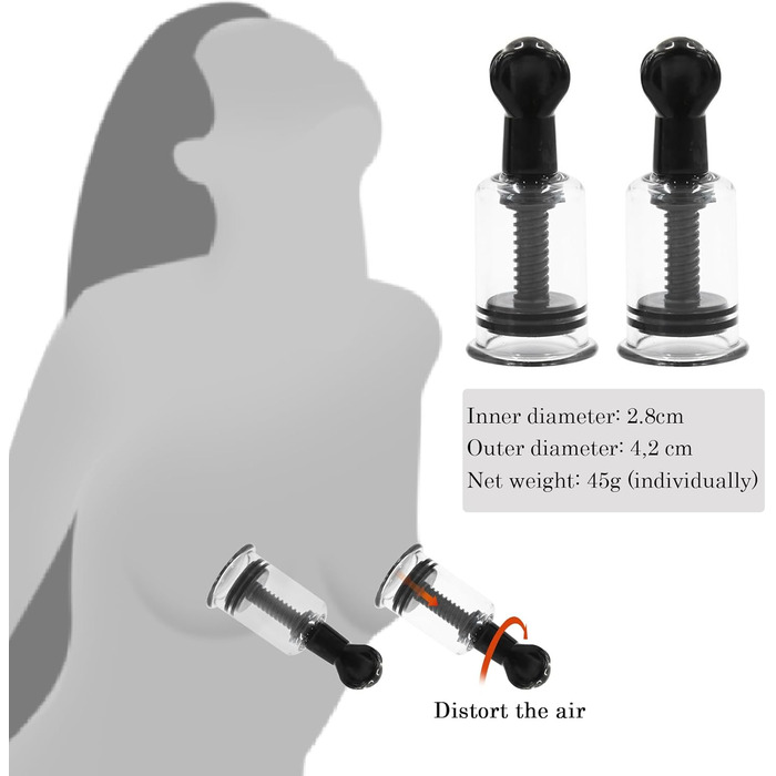 Набір для стимуляції сосків BDSMYEE, для пар: BDSM ігри та еротичні експерименти