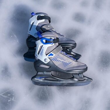 Жіночі ковзани для катання BLADERUNNER BY ROLLERBLADE Igniter Ice W Allround, сріблясто-блакитні, розмір 41 (UK 7.5 / US 9.5)