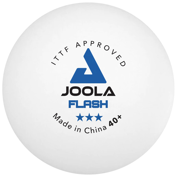 М'ячі для настільного тенісу Joola Flash 40+ White ITTF 3 шт (40042)