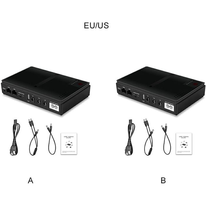 Міні-блок безперебійного живлення 5/9/12 В 10400 мАг для WLAN-маршрутизатора Стабільне джерело живлення ABS 10400 мАг блок резервн