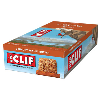 Енергетичний батончик Clif Bar з хрусткою арахісовою пастою, коробка з 12 батончиками (12 x 68 г) Old