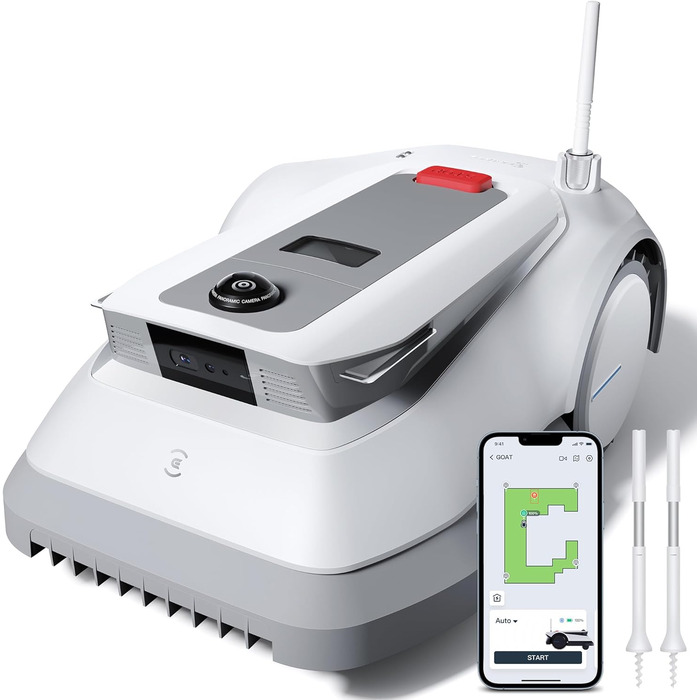 Робот-газонокосарка 800 без обмежувального дроту, повністю автоматична робот-газонокосарка з картуванням, надширокосмуговий зв'язо