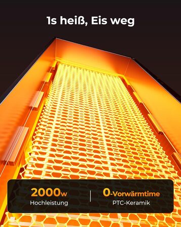 Енергозберігаючий вентилятор-обігрівач ПЕРЕМОЖЕЦЬ ТЕСТУ, 2000 Вт ECO вентилятор-обігрівач, тихий, 24-годинний таймер, невеликий вентилятор-обігрівач з коливанням 90, захист від перекидання та перегріву, чорний