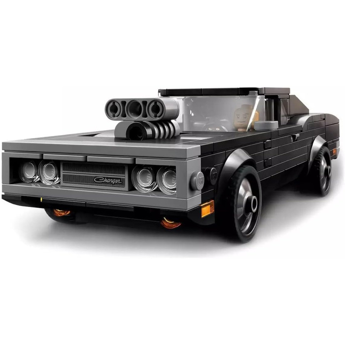 Іграшкова модель автомобіля для дітей, комплект із міні-фігуркою Домініка Торетто, 76912 Speed Champions Fast & Furious 1970 Dodge