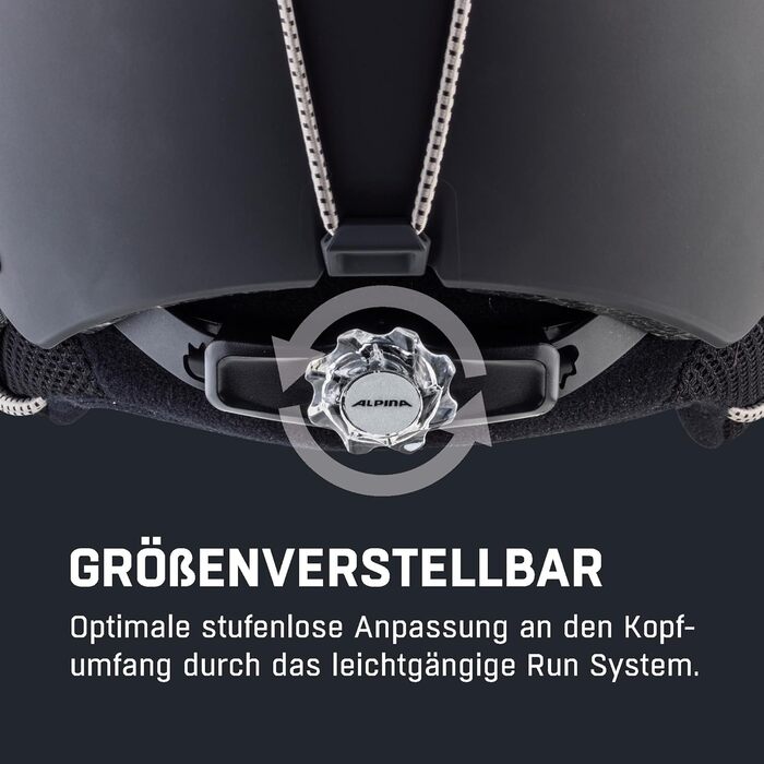 Стильний та безпечний дитячий шолом із жорсткою оболонкою зі знімними амбушурами, інноваційною системою вентиляції, оптимальною амортизацією L (54-58 см), чорний матовий