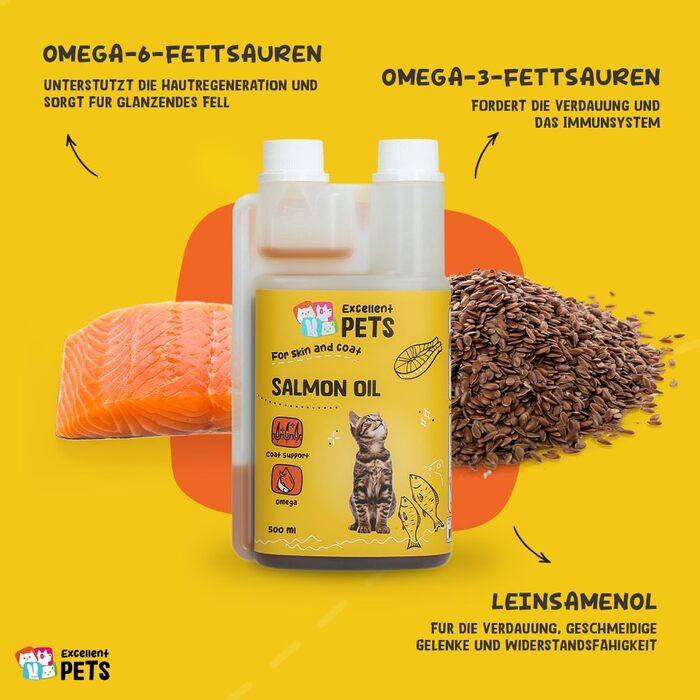 Олія лосося для тварин Holland Animal Care, 500 мл