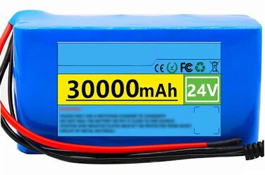 Акумулятор для електровелосипеда із зарядним пристроєм 29.4V 7S3P акумулятор для електричного велосипеда водонепроникний ПВХ акумулятор вбудований BMS потужний акумулятор для двигунів 200W-750W 24V 30Ah XT60, 24V 30Ah