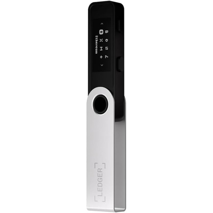 Апаратний гаманець Ledger Nano S Plus (матовий чорний) для захисту криптовалют, NFT і токенів