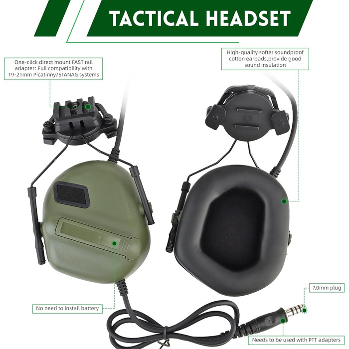 Тактичний шолом WLXW з гарнітурою 4-в-1, покращений, регульований, з чохлом для косплею CS Airsoft, військового спорядження, кольору джунглів Wargame