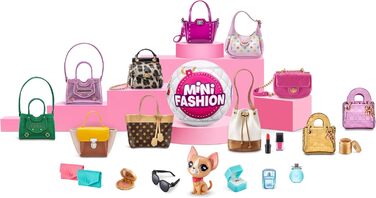 Міні-бренди Міні-мода Справжня тканина Модні сумки та аксесуари Капсульна колекційна іграшка (2 шт.) Серія 1 2 капсули
