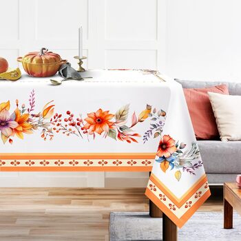 Скатертина Arquiel Прямокутна, Фестиваль врожаю Осінній урожай Акварельна квіткова скатертина для вечірки пікніка Осінній декор ве