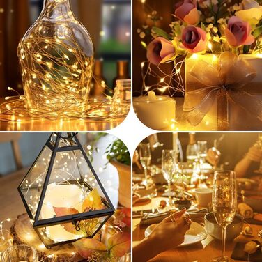 Акумуляторна батарея Kolpop 2 шт. и гірлянд, 12M 120 LED 8 режимів, провід з пультом дистанційного керування та таймером, водонепр