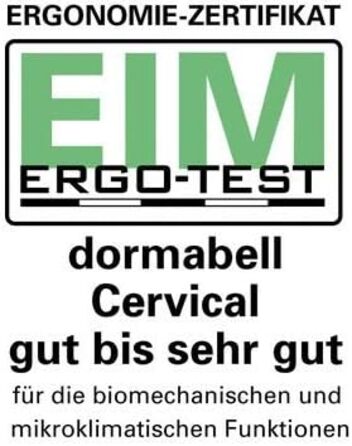 Подушка для підтримки шийного відділу хребта Dormabell з безкоштовною дорожньою сумкою та сумкою для зберігання (NB2)