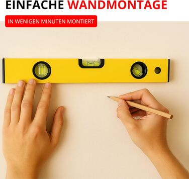 Настінна книжкова полиця Radius Booksbaum 2, велика, біла, виготовлена зі сталі з порошковим покриттям, 15 x 170 x 15,5 см, вміщує приблизно 130 книг, вантажопідйомність 6,5 кг на полицю, елегантна настінна полиця (725B)