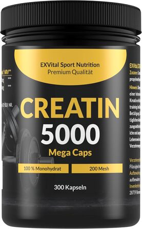 Креатин Mega Capsules 5000, 300 капсул