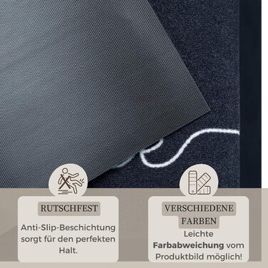 Килимок Hanse Home Printy для приміщень/вулиці 45x75 см - брудозбірний килимок, затишний вітальний килимок з написом, миється та стійкий до атмосферних впливів, нековзкий для вхідних зон та вулиці антрацитово-кремовий, 45 x 75 см (прямокутний)
