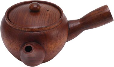 Дерев'яний чайник Holz-Teekanne, традиційний дерев'яний чайник з вишуканим свистком, виготовлений вручну в стилі Кунг-Фу для дому, офісу та ресторану