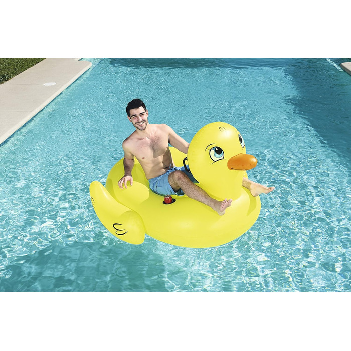 Іграшка для плавання Bestway Duck Ride on, 188 x 127 см
