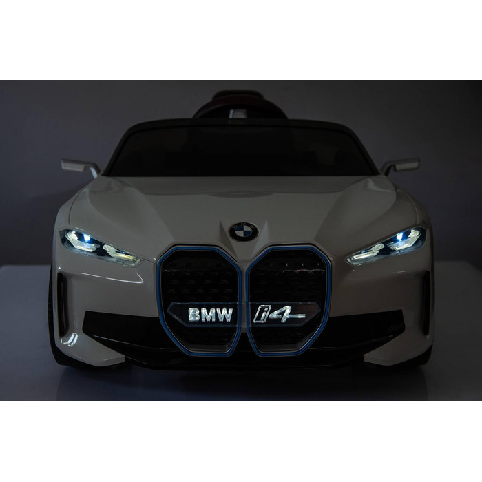 Електричний дитячий автомобіль, дизайн як у BMW i4 - ліцензований - акумулятор 12V7A, 2 двигуни - пульт дистанційного керування 2.