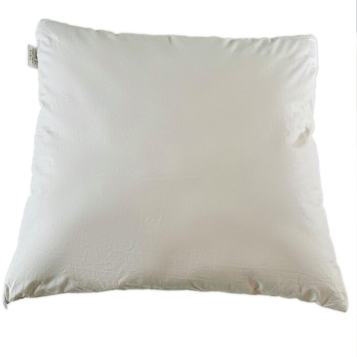 Класична подушка Kapok, веганська, екологічно чиста, органічна преміум-якість, виготовлена в Німеччині з волокон капок, підходить для алергіків, дихаюча (80 x 80 см)