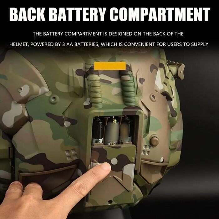 Тактичний шолом для страйкболу, вбудована гарнітура, вентилятор із захистом від запотівання, штормовий шолом, знімна маска, пейнтбольний спорядження, спорядження для страйкболу, захисний шолом BCP