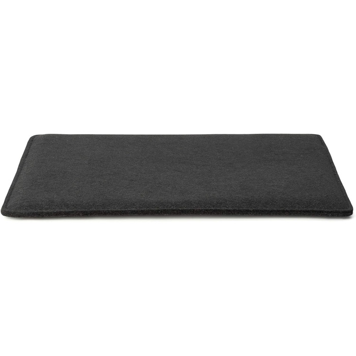 Подушка для сидіння FILU Felt 2-Pack Black Square (колір і форма на вибір) 35 x 35 см Подушка для сидіння для приміщень і вулиці, прикраса для будь-якого стільця у вітальні або їдальні, садове крісло/балконне крісло