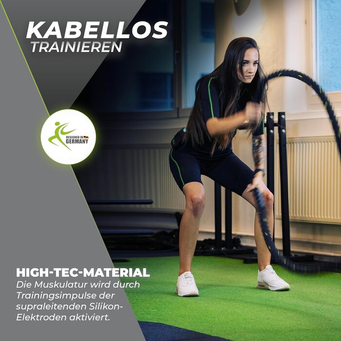 Костюм eaglefit EMS, повна бездротова система (24 електроди, розмір S)