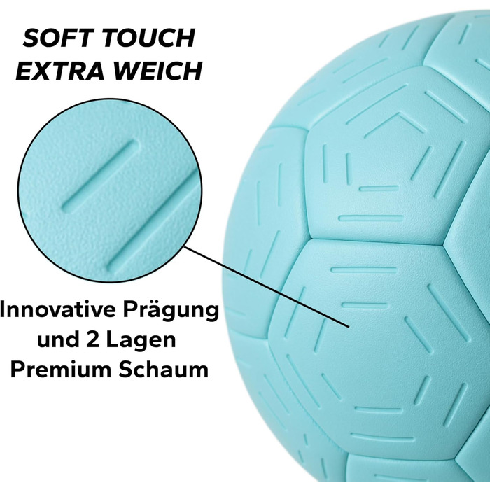 Гандбольний м&39яч CHAIZ CNTRL Volt, синій Без смоли та сумісний зі смолою Максимальний контроль та зчеплення м&39яча Найкращий тренувальний та матчевий м&39яч для чоловіків/жінок, синій 2