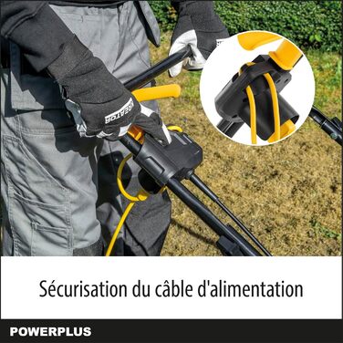 Електричний аератор газону POWXG75130, 1300 Вт, ширина захоплення 320 мм 2-в-1 вентилятор та аератор для вашого саду