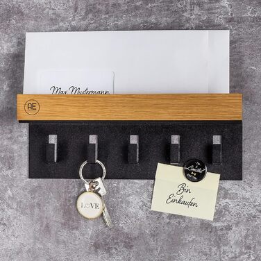 Ключниця дерев'яна - ключниця чорна сталь - ключниця дубова - ключниця з полицею - брелок - ключниця - ключниця - настінний органа