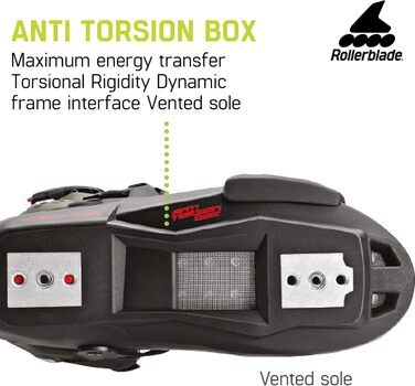 110 Unisex Adult Fitness Inline Skates Black/Red Urban Performance Inline Skates 9/9.5 Unisex Adult Fitness Inline Skates Black/Re