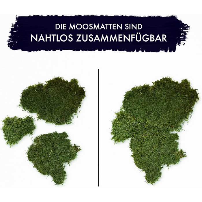 Мохові пластини GJS пластинчастий мох 100г/200г/500г справжні збережені, міцні килимки з моху для крафта, декоративний мох/плоский мох (пластинчатий мох, 100)