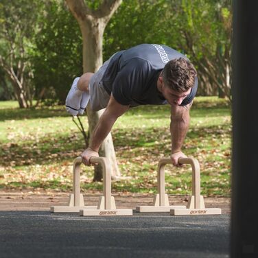 Дерев&39яні паралелети для калістеніки для віджимань, турнік для віджимань та тренажер, висота 30 см, нековзні, ідеально підходять для тренувань у парку або вдома
