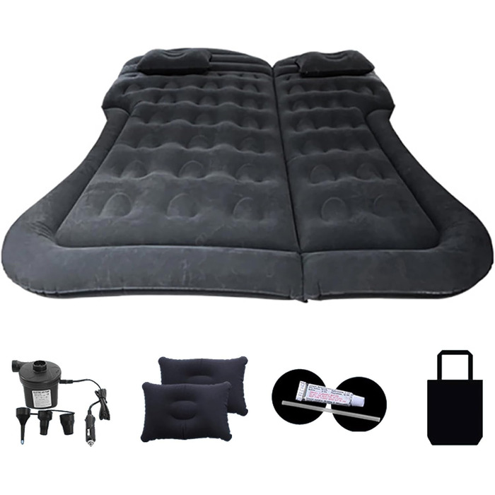 Автомобільний матрац для BMW 3 серії Touring G21 2019-2022 2023 2024, надувний матрац для автомобіля, матрац для автомобіля, надувне ліжко в багажник автомобіля, матрац для багажника автомобіля, ліжко універсала, чорний-k звичайний чорний-k